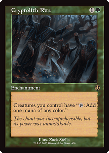 {R} Cryptolith Rite (Retro Frame) [Innistrad Remastered][INR 408]