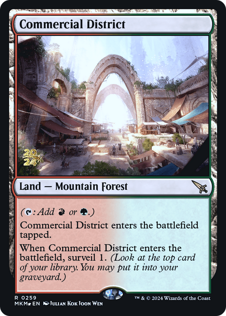 {R} Commercial District [Murders at Karlov Manor Prerelease Promos][PR MKM 259]