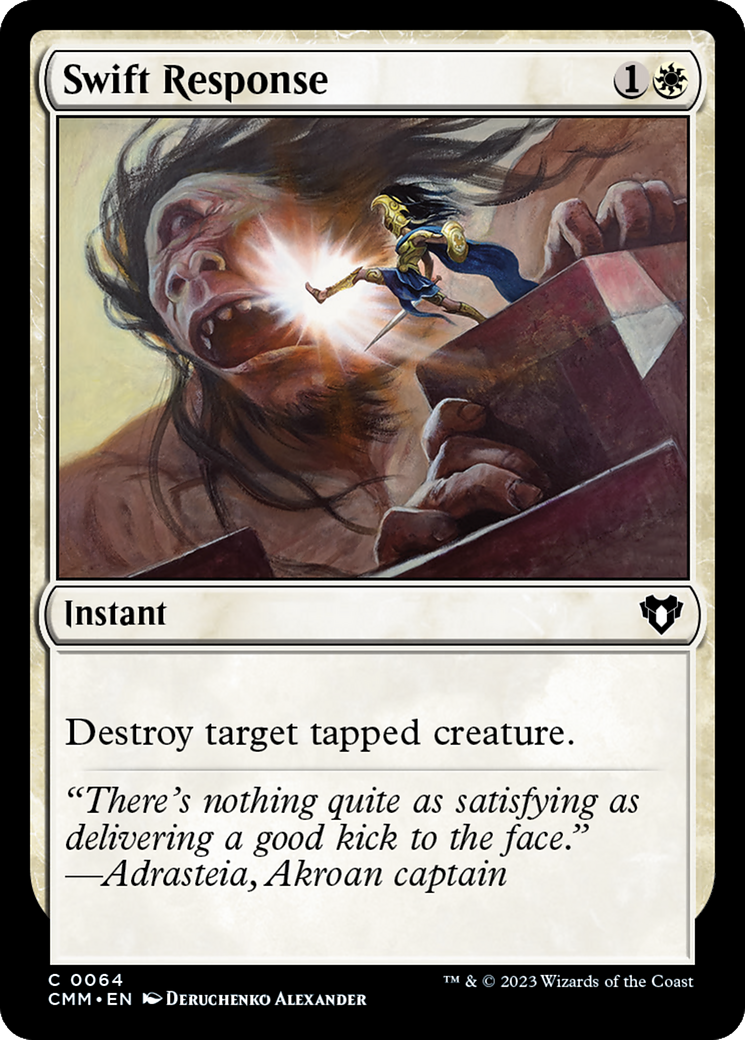 {C} Swift Response [Commander Masters][CMM 064]