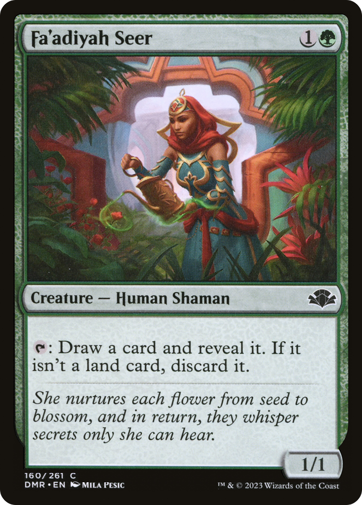{C} Fa'adiyah Seer [Dominaria Remastered][DMR 160]