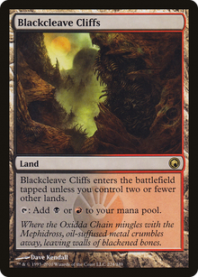 {R} Blackcleave Cliffs [Scars of Mirrodin][SOM 224]