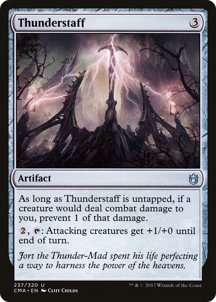 {C} Thunderstaff [Commander Anthology][CMA 237]