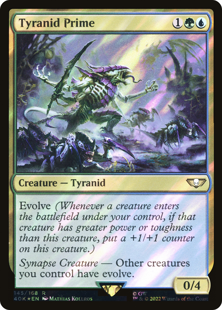{R} Tyranid Prime (Surge Foil) [Universes Beyond: Warhammer 40,000][SF 40K 145]