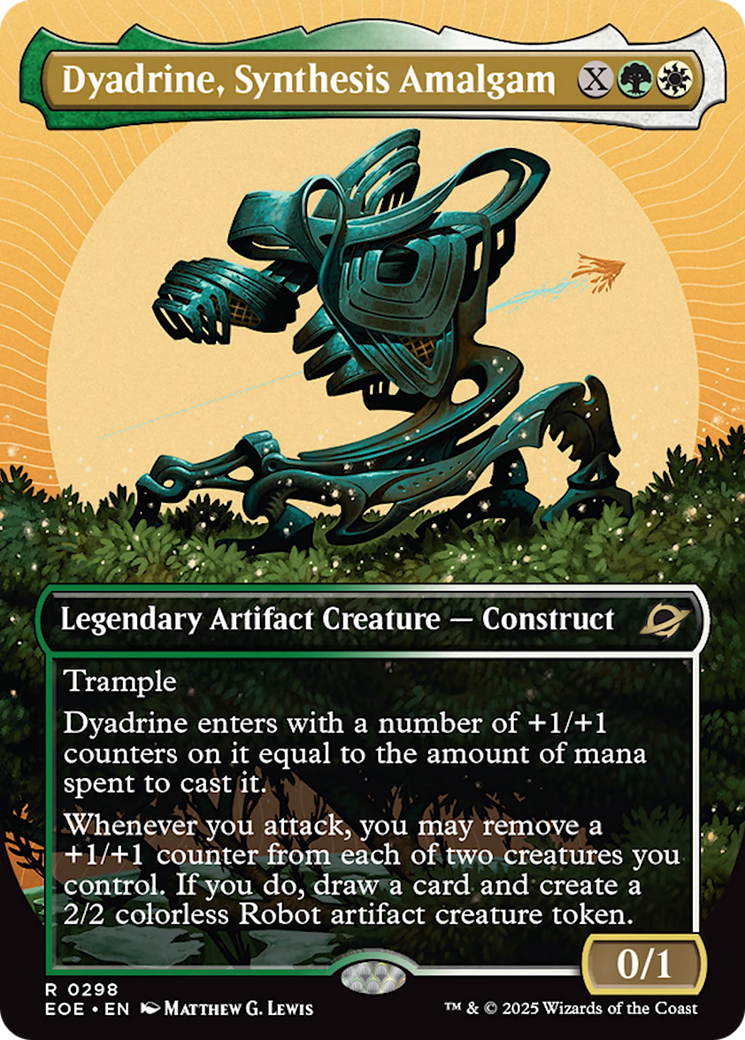 {@@ EOE R} Dyadrine, Synthesis Amalgam (Borderless) [Edge of Eternities][EOE 298]