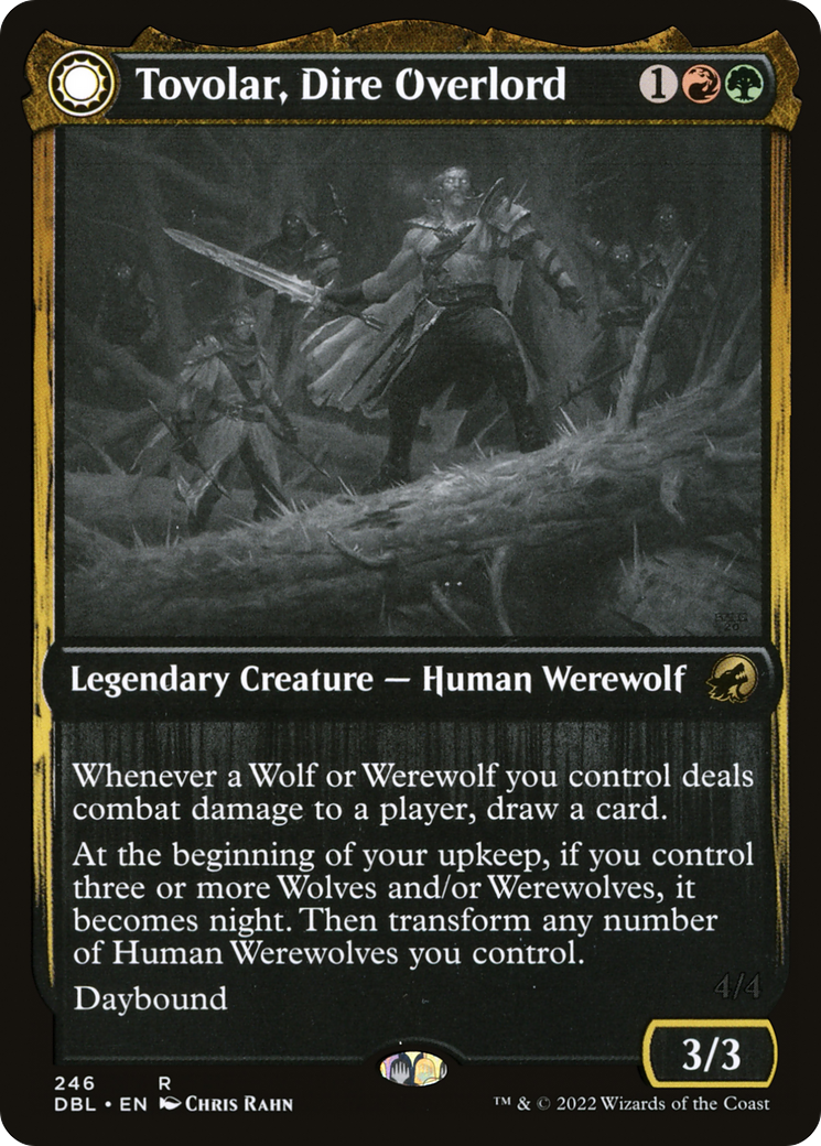 {R} Tovolar, Dire Overlord // Tovolar, the Midnight Scourge [Innistrad: Double Feature][DBL 246]
