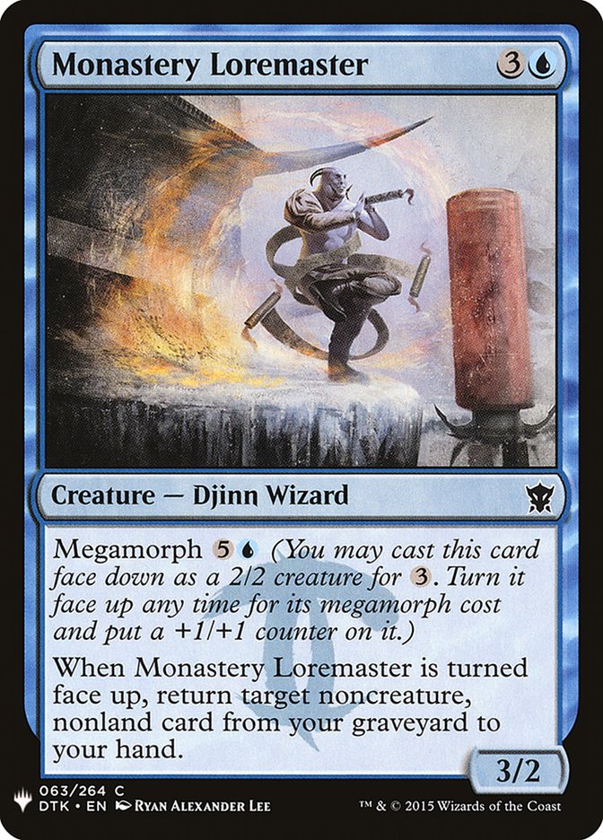 {C} Monastery Loremaster [Mystery Booster][MB1 DTK 063]