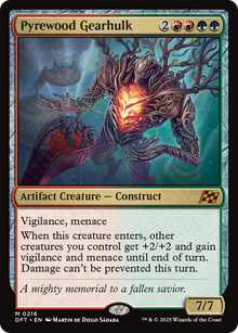 {@R} Pyrewood Gearhulk [Aetherdrift][DFT 216]
