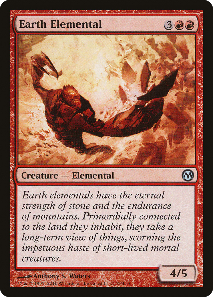 {C} Earth Elemental [Duels of the Planeswalkers][DPA 042]