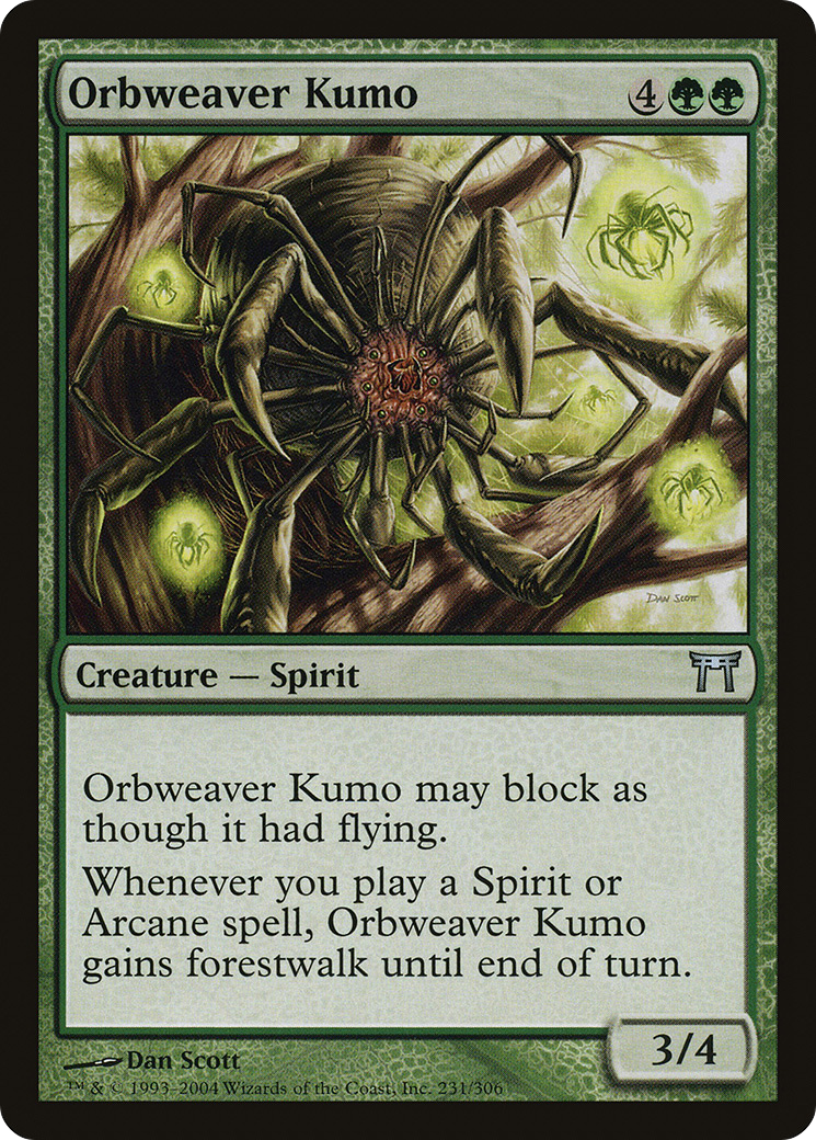 {C} Orbweaver Kumo [Champions of Kamigawa][CHK 231]