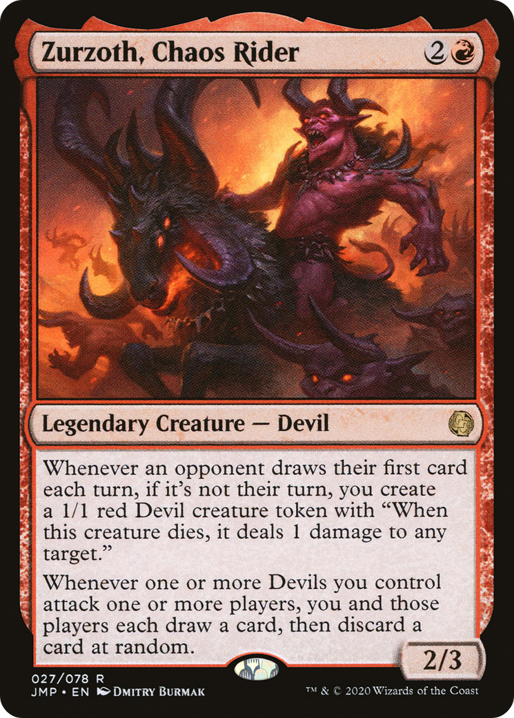 {R} Zurzoth, Chaos Rider [Jumpstart][JMP 027]