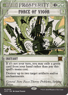 {R} Force of Vigor [Outlaws of Thunder Junction: Breaking News][OTP 029]