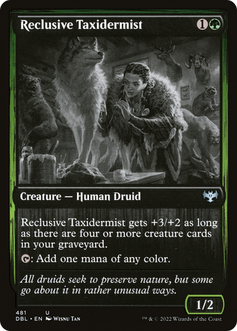 {C} Reclusive Taxidermist [Innistrad: Double Feature][DBL 481]