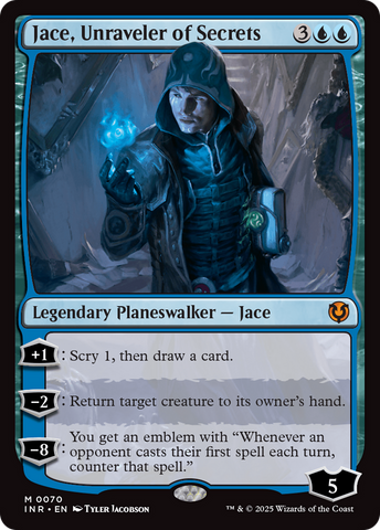 {R} Jace, Unraveler of Secrets [Innistrad Remastered][INR 070]