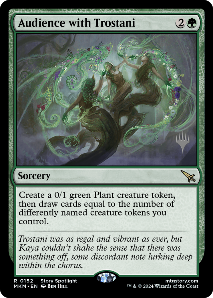 {R} Audience with Trostani (Promo Pack) [Murders at Karlov Manor Promos][PP MKM 152]