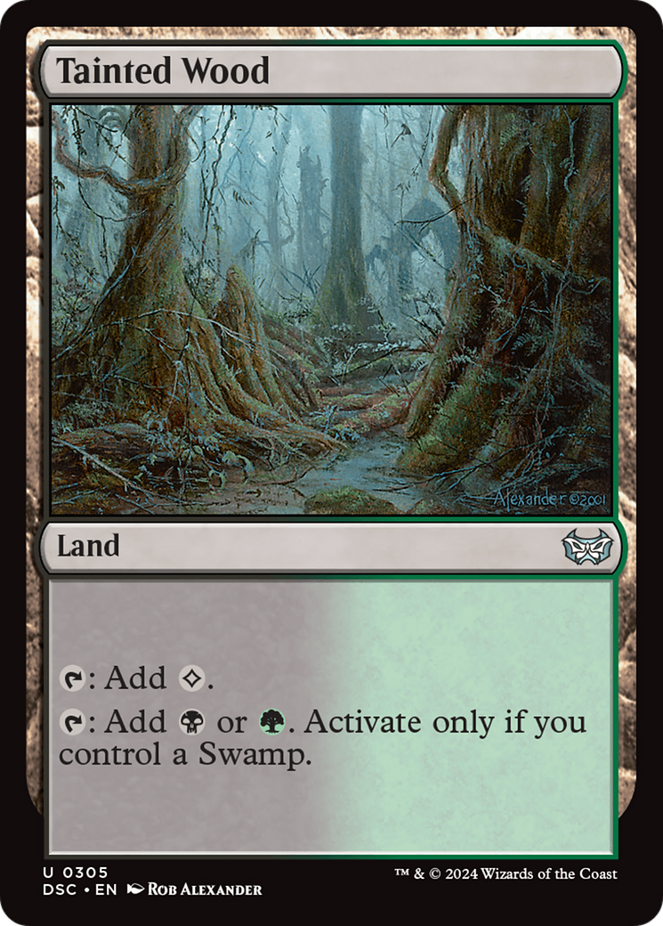 {C} Tainted Wood [Duskmourn: House of Horror Commander][DSC 305]