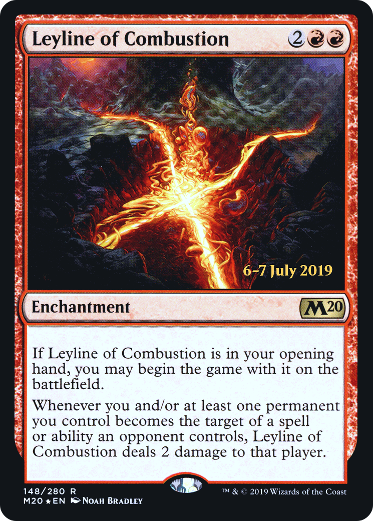 {R} Leyline of Combustion [Core Set 2020 Prerelease Promos][PR M20 148]