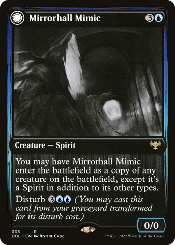 {R} Mirrorhall Mimic // Ghastly Mimicry [Innistrad: Double Feature][DBL 335]
