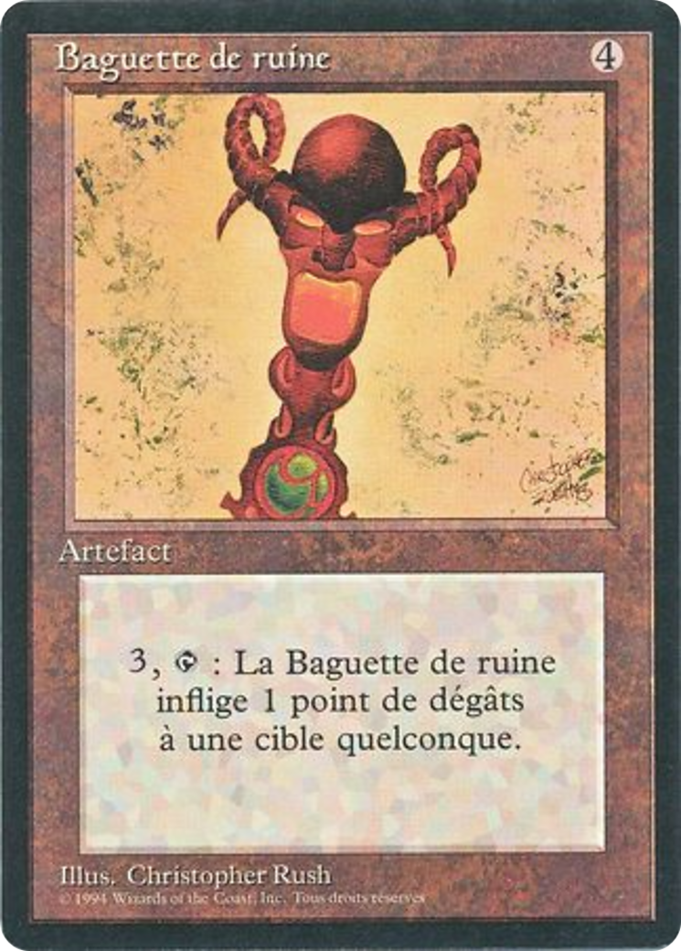 {F} Rod of Ruin [Foreign Black Border][FBB 3ED 273]