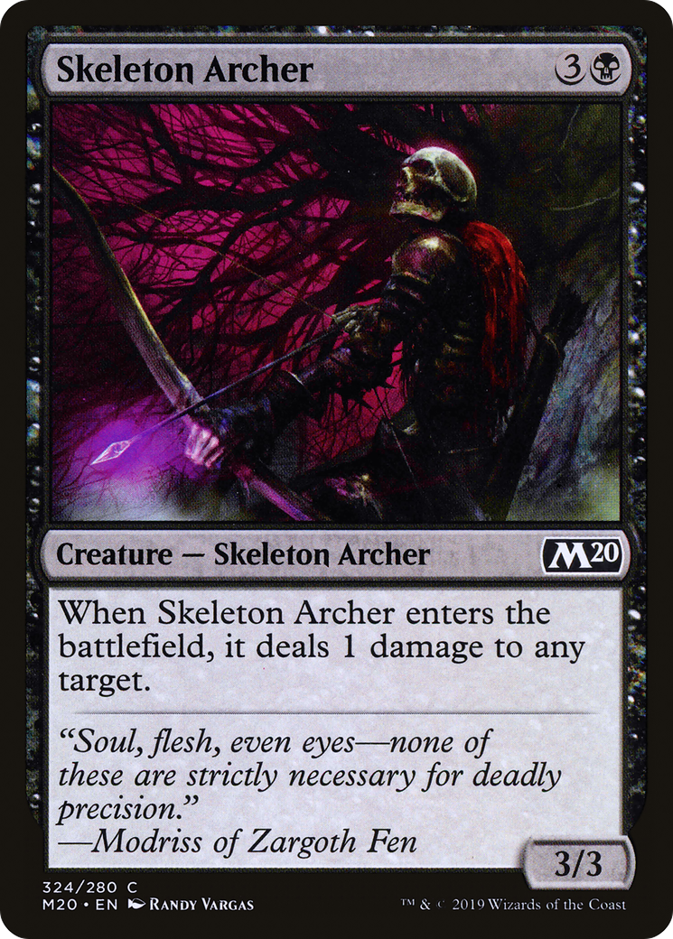 {C} Skeleton Archer [Core Set 2020][M20 324]