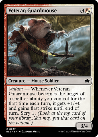 {@C} Veteran Guardmouse [Bloomburrow][BLB 237]