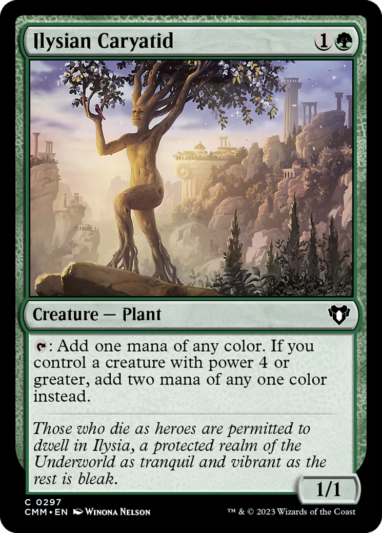 {C} Ilysian Caryatid [Commander Masters][CMM 297]
