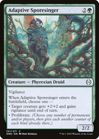 {C} Adaptive Sporesinger [Phyrexia: All Will Be One][ONE 157]