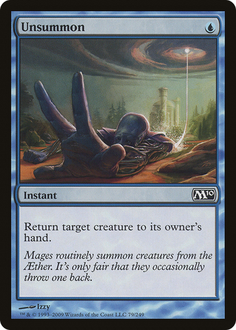 {C} Unsummon [Magic 2010][M10 079]