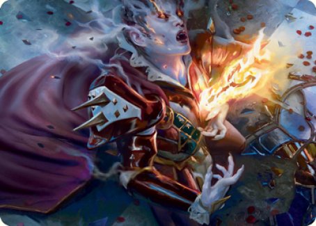 {A} Flame-Blessed Bolt Art Card [Innistrad: Crimson Vow Art Series][AVOW 044]