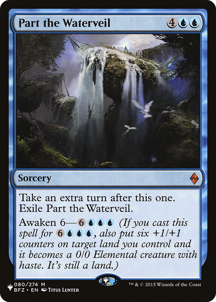 Part the Waterveil [LIST 080/274]