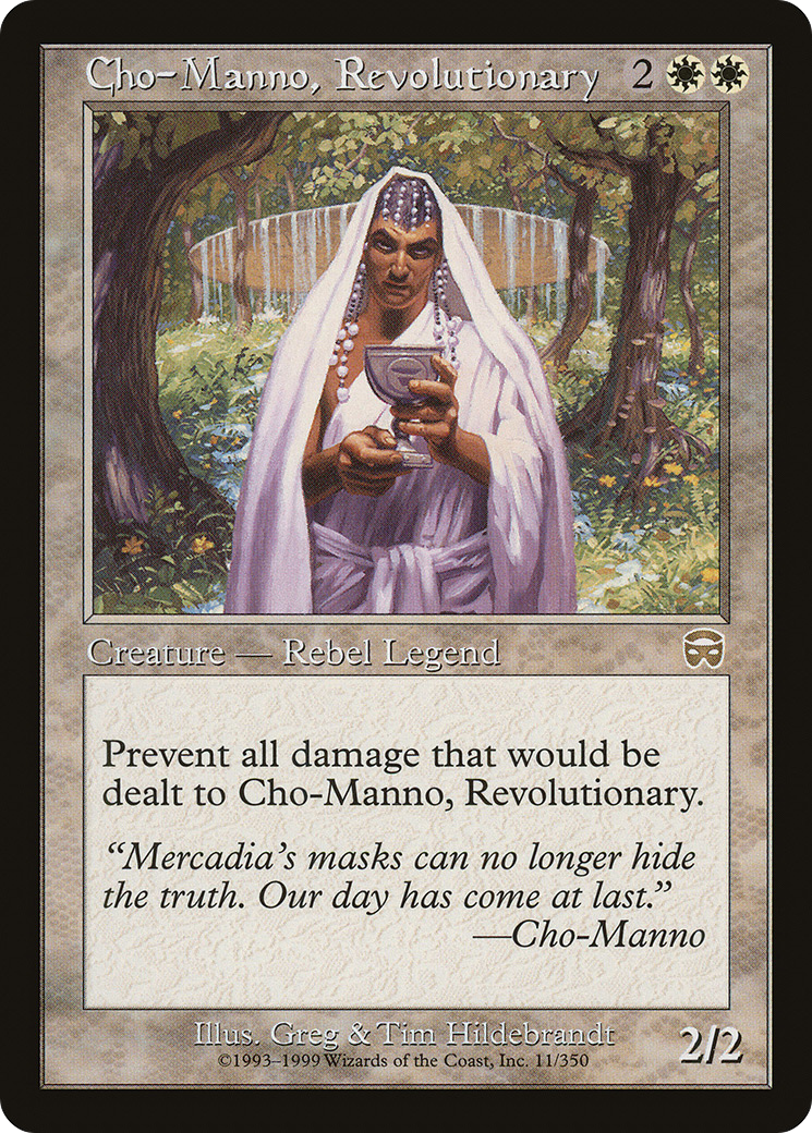 {R} Cho-Manno, Revolutionary [Mercadian Masques][MMQ 011]