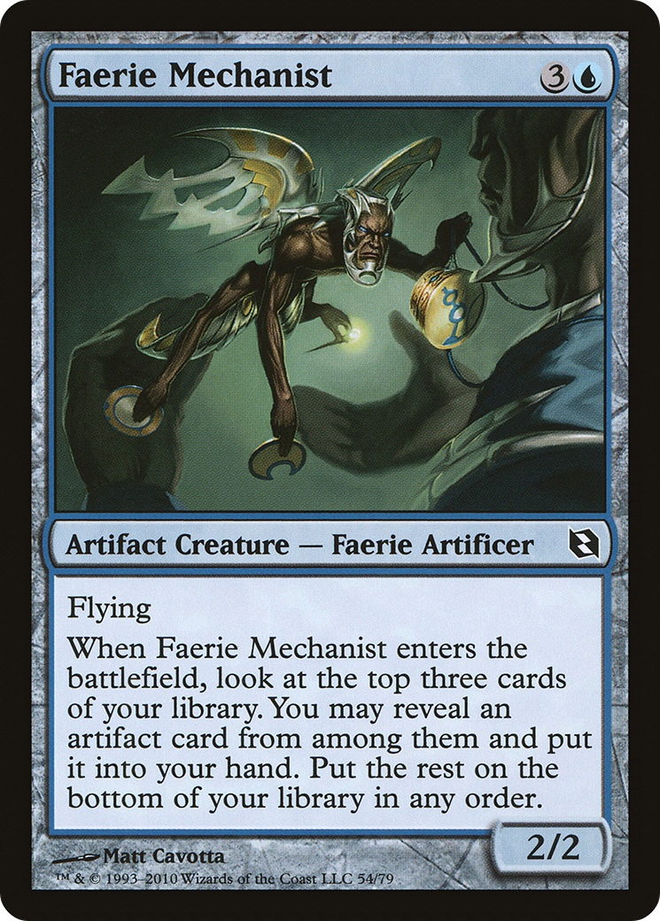 {C} Faerie Mechanist [Duel Decks: Elspeth vs. Tezzeret][DDF 054]