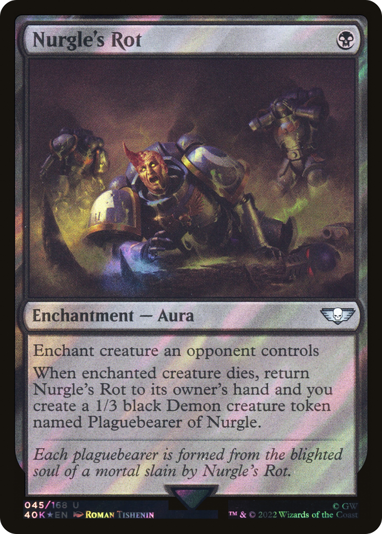 {C} Nurgle's Rot (Surge Foil) [Universes Beyond: Warhammer 40,000][SF 40K 045]