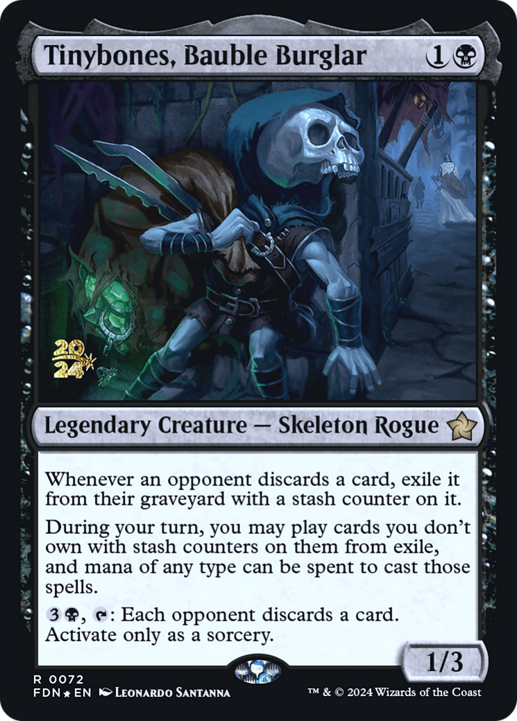{@R} Tinybones, Bauble Burglar [Foundations Prerelease Promos][PR FDN 072]