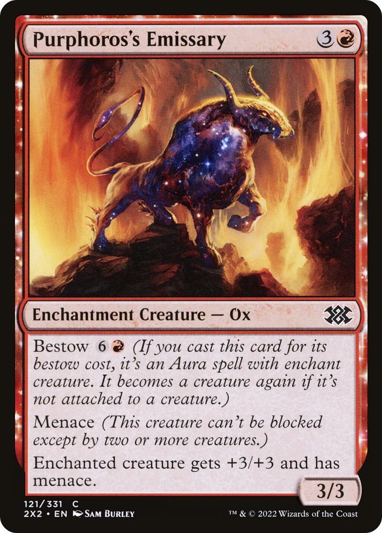 {C} Purphoros's Emissary [Double Masters 2022][2X2 121]