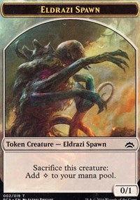 {T} Eldrazi Spawn (002) // Eldrazi Double-sided Token [Planechase Anthology Tokens][TPCA NULL]
