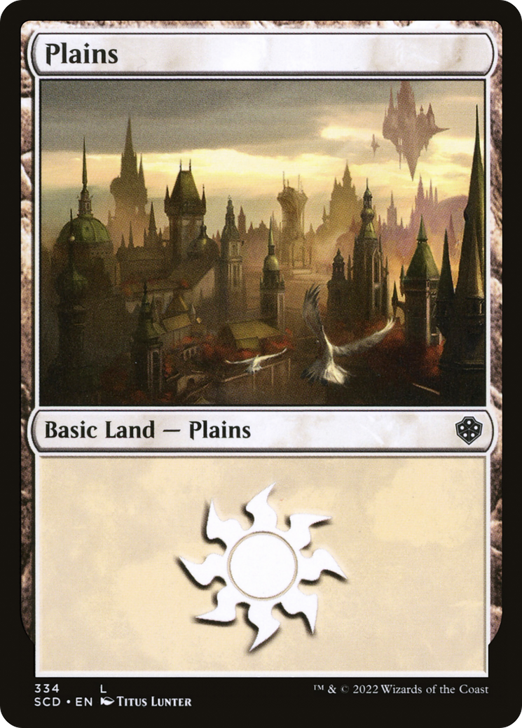 {B}[SCD 334] Plains (334) [Starter Commander Decks]