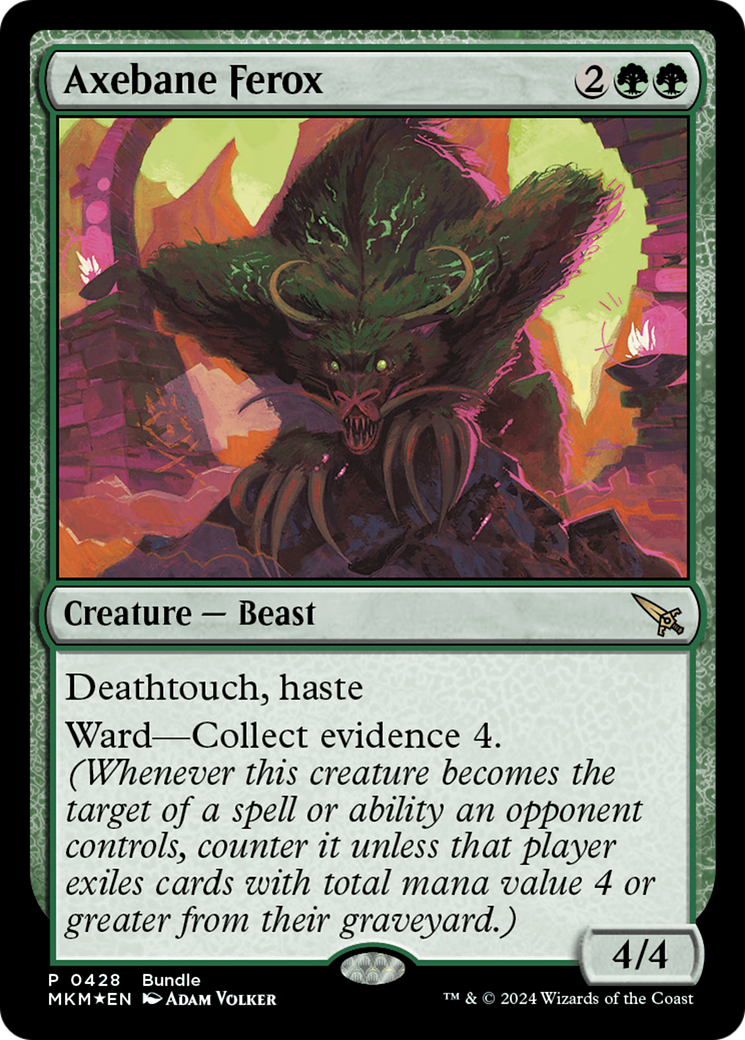 {R} Axebane Ferox [Murders at Karlov Manor Promos][MKM 428]