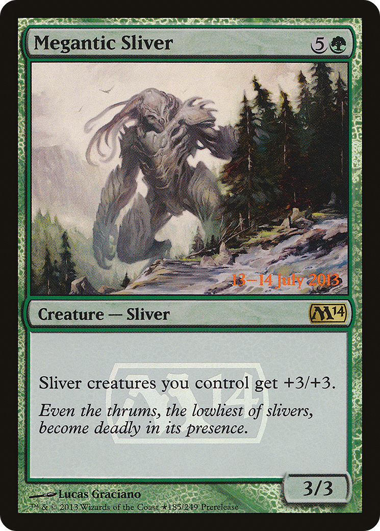 {R} Megantic Sliver [Magic 2014 Prerelease Promos][PR M14 185] - Misty Mountain Games