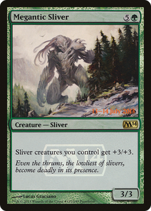 {R} Megantic Sliver [Magic 2014 Prerelease Promos][PR M14 185] - Misty Mountain Games