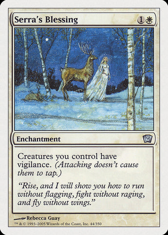 {C} Serra's Blessing [Ninth Edition][9ED 044]