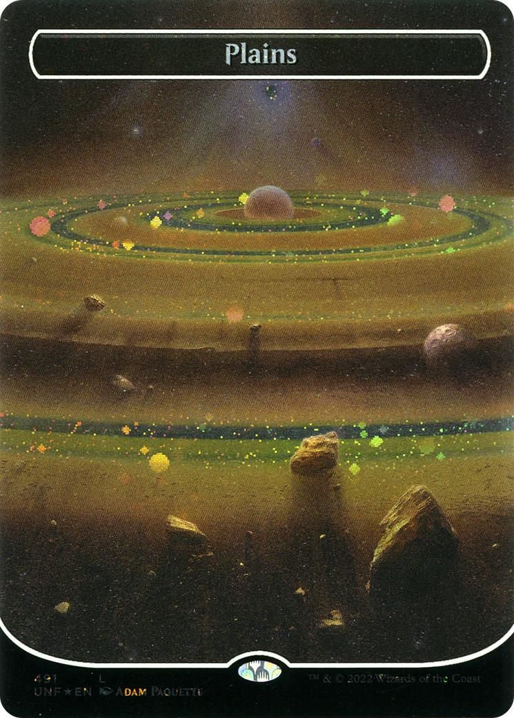 {B}[UNF 240] Plains (Orbital Space-ic Land) (Galaxy Foil) (240) [Unfinity]