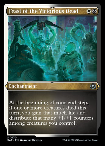 {C} Feast of the Victorious Dead (Foil Etched) [March of the Machine: The Aftermath][MAT 130]