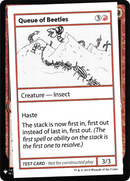 {R} Queue of Beetles [Mystery Booster Playtest Cards][CON CMB1 061]