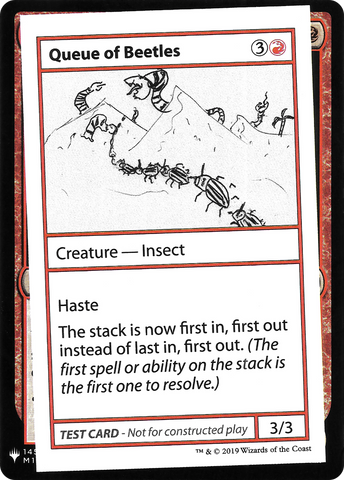 {R} Queue of Beetles [Mystery Booster Playtest Cards][CON CMB1 061]