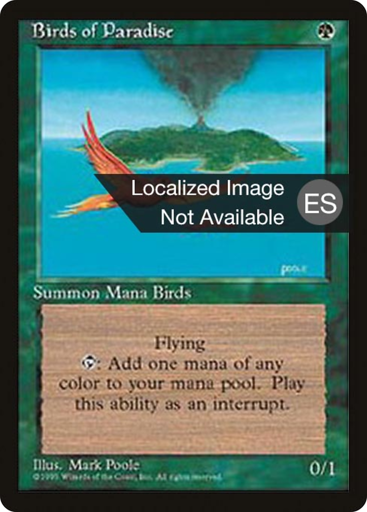 {F} Birds of Paradise [Fourth Edition (Foreign Black Border)][FBB 4ED 234]