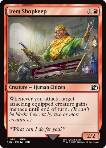 {@C} Item Shopkeep [FINAL FANTASY][FIN 142]