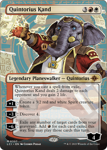 {@R} Quintorius Kand (0307) (Borderless) [The Lost Caverns of Ixalan][LCI 307]