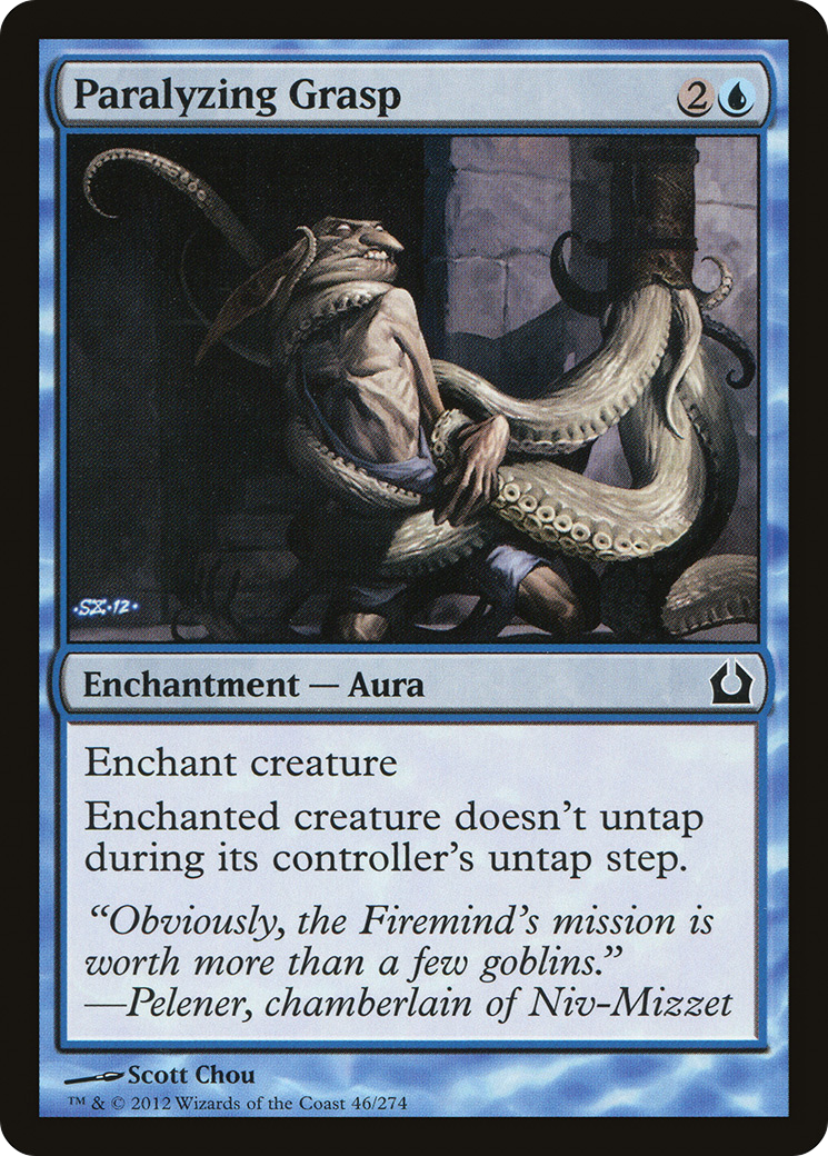 {C} Paralyzing Grasp [Return to Ravnica][RTR 046]