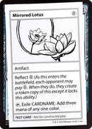 {R} Mirrored Lotus (2021 Edition) [Mystery Booster Playtest Cards][CMB1 107]