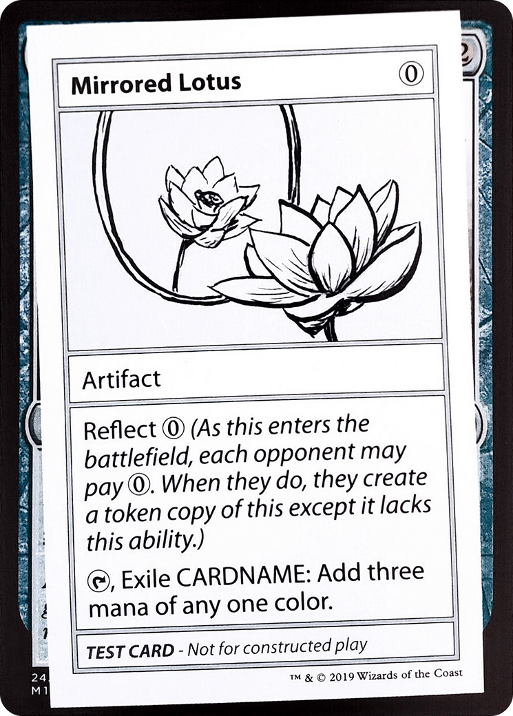 {R} Mirrored Lotus (2021 Edition) [Mystery Booster Playtest Cards][CMB1 107]
